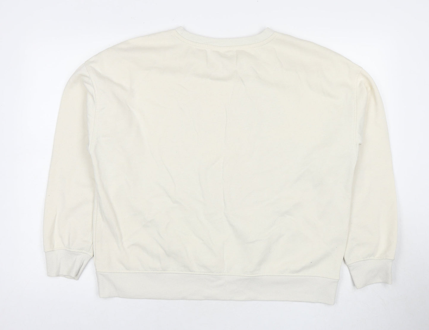 Womens UK Size 14 Disney Ivory Pullover Sweatshirt