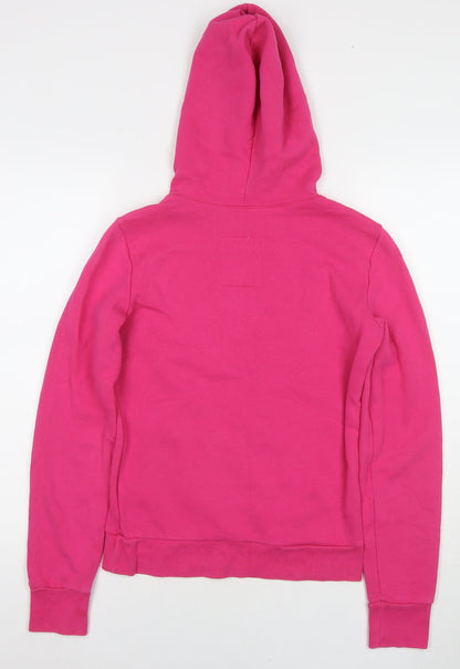 Aerosoles Womens Pink Cotton Pullover Hoodie Size S Pullover - Logo 1987