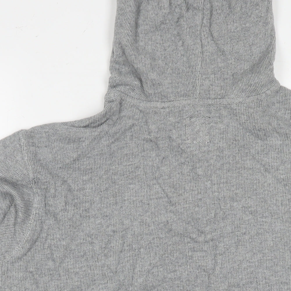 Raca Mens Grey Cotton Pullover Hoodie Size L