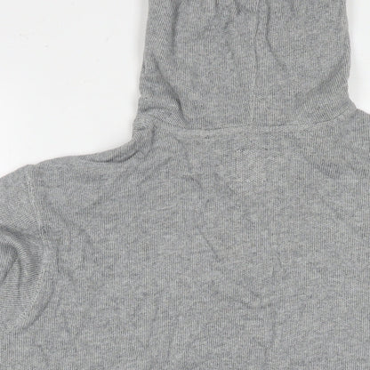 Raca Mens Grey Cotton Pullover Hoodie Size L