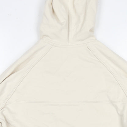 Brand and care label for Autograph women’s ivory cotton pullover hoodie, size UK 8, pullover