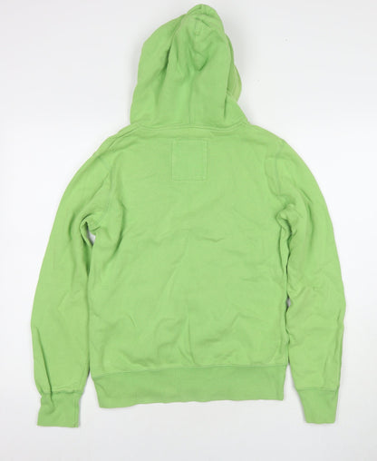 H&M Womens Green Cotton Pullover Hoodie Size M Pullover - Highland