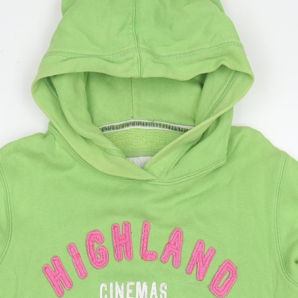H&M Womens Green Cotton Pullover Hoodie Size M Pullover - Highland