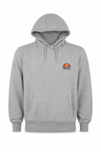 Ellesse Mens Grey Cotton Pullover Hoodie Size M