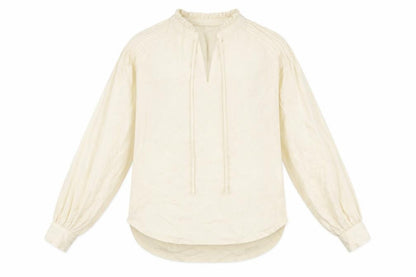 Marks & Spencer Womens Ivory Lyocell Basic T-Shirt Size 8 V-Neck