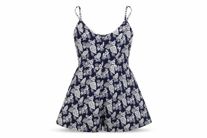 Womens UK Size S FOREVER 21 One-Piece Blue Playsuit