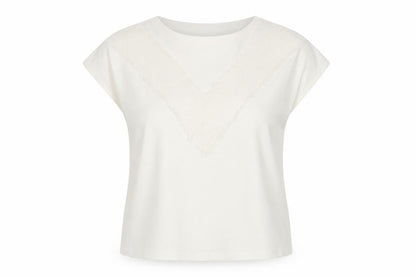 Womens UK Size M Mango White Basic Blouse