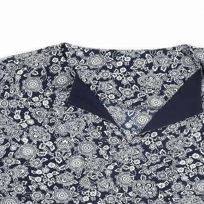 Womens UK Size 12 Marks and Spencer Blue Basic Blouse