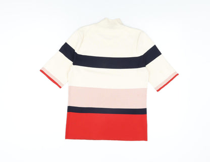 Womens UK Size 12 NEXT Ivory Basic T-Shirt