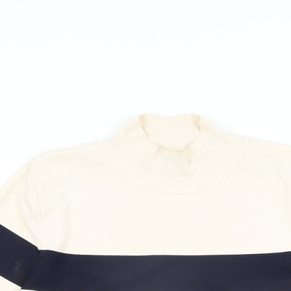 Womens UK Size 12 NEXT Ivory Basic T-Shirt