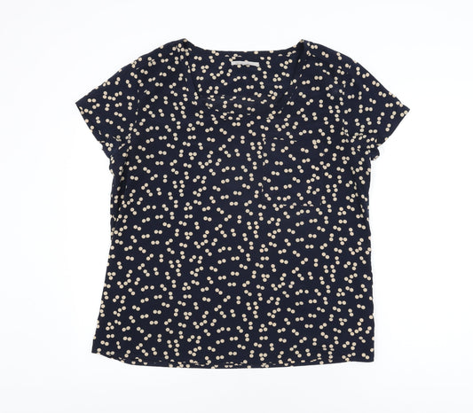 Womens UK Size L Gap Blue Basic T-Shirt