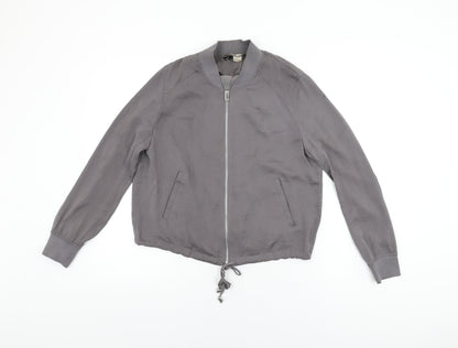 Womens UK Size 12 H&M Grey Jacket