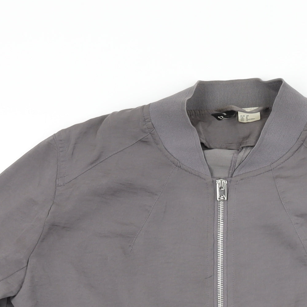 Womens UK Size 12 H&M Grey Jacket