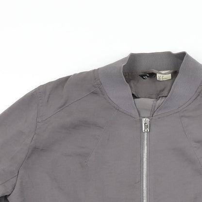 Womens UK Size 12 H&M Grey Jacket