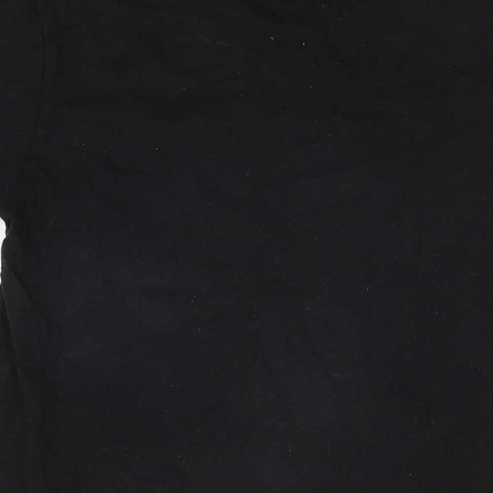 Womens UK Size S Stranger Things Black Basic T-Shirt