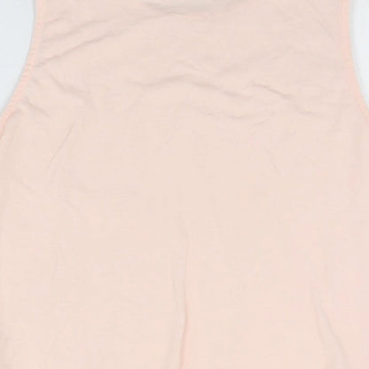 Womens UK Size 14 Dorothy Perkins Pink Basic T-Shirt