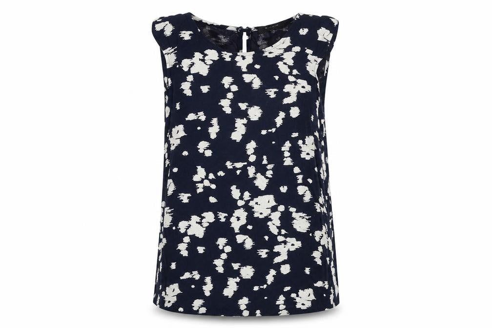 Womens UK Size 12 Autograph Blue Basic T-Shirt