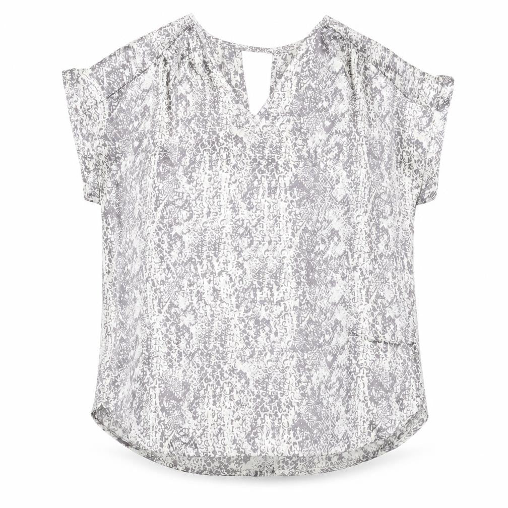 Womens UK Size 10 Avon White Basic Blouse