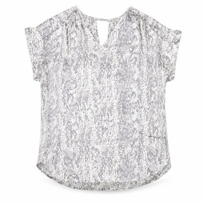 Womens UK Size 10 Avon White Basic Blouse