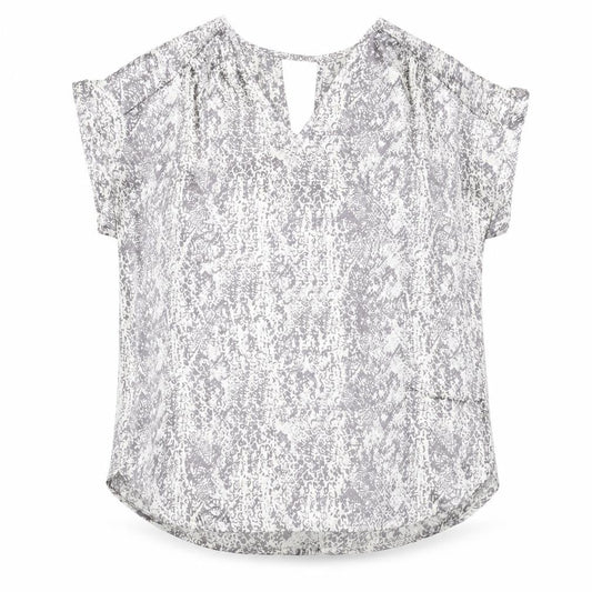Womens UK Size 10 Avon White Basic Blouse