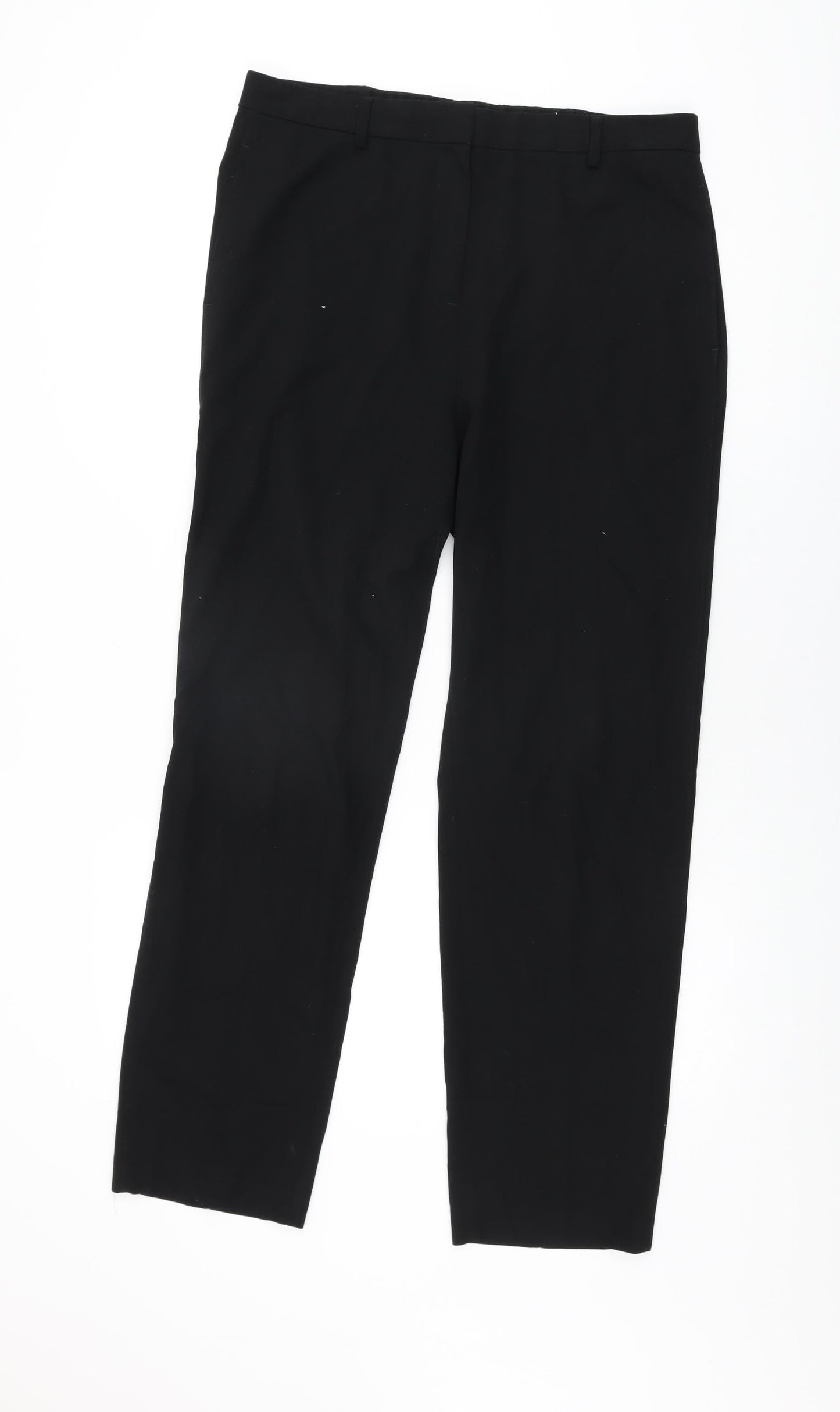 Womens UK Size 14 Marks and Spencer Regular Fit  Black Trousers