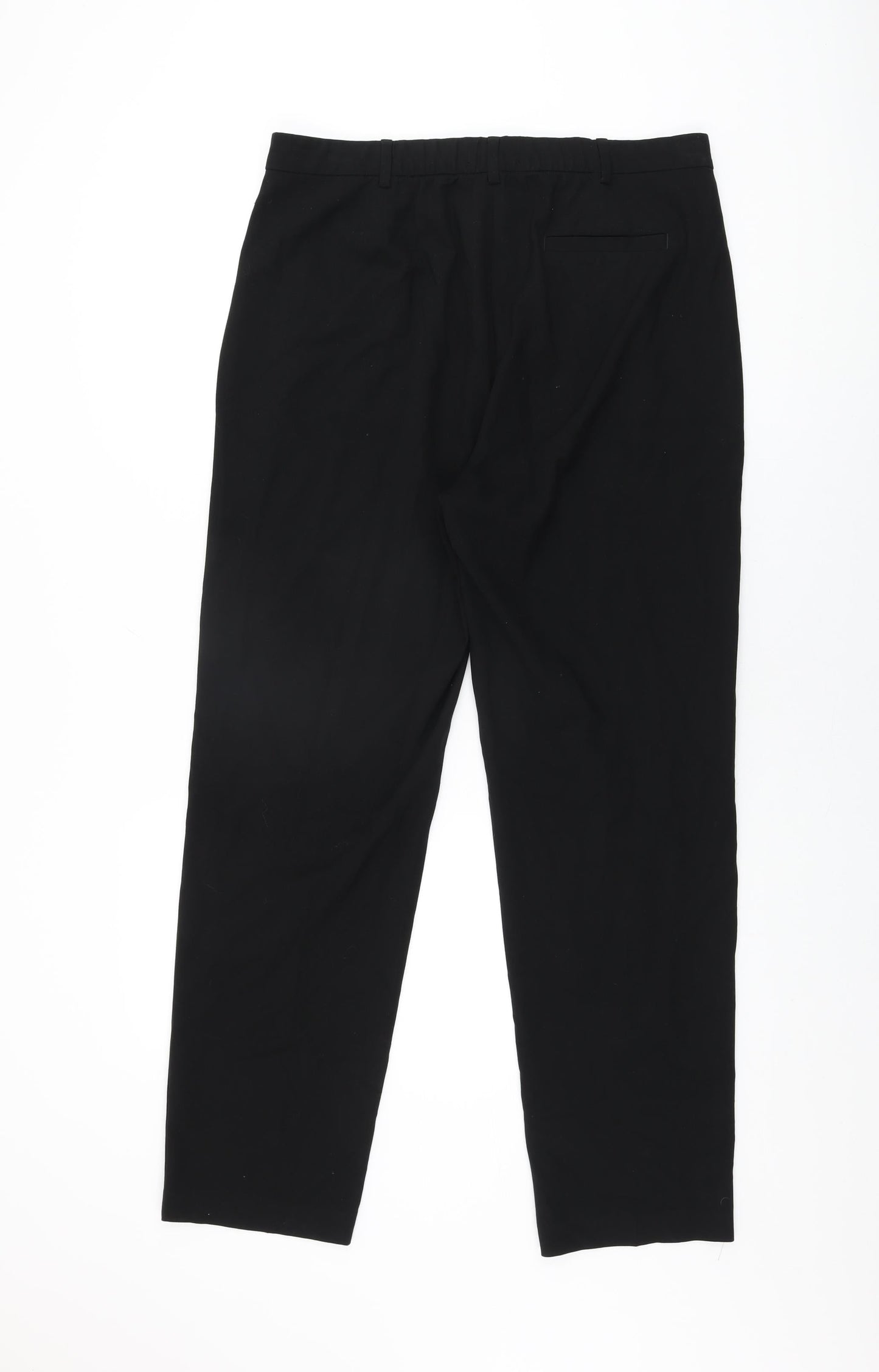 Womens UK Size 14 Marks and Spencer Regular Fit  Black Trousers