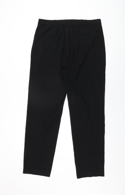 Womens UK Size 14 Marks and Spencer Regular Fit  Black Trousers