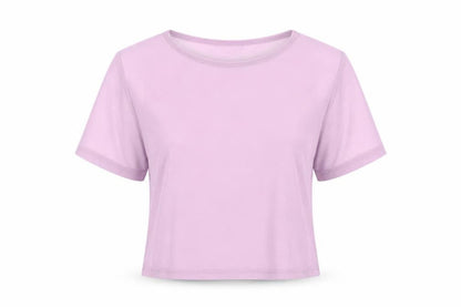 Womens UK Size 12 ASOS Purple Cropped T-Shirt