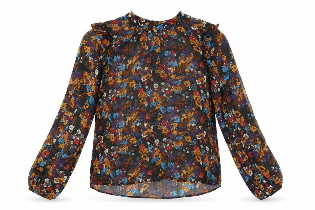 Womens UK Size 14 NEXT Black Basic Blouse