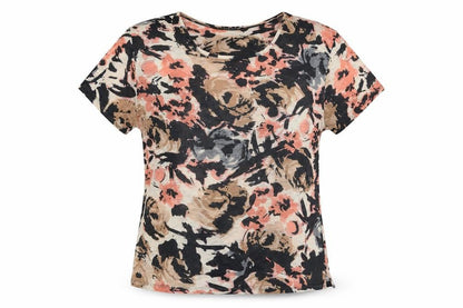 Womens UK Size M Viz-A-Viz Multicoloured Basic T-Shirt