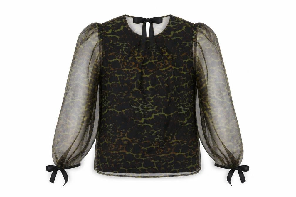 Womens UK Size 12 Topshop Black Basic Blouse