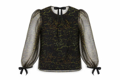 Womens UK Size 12 Topshop Black Basic Blouse