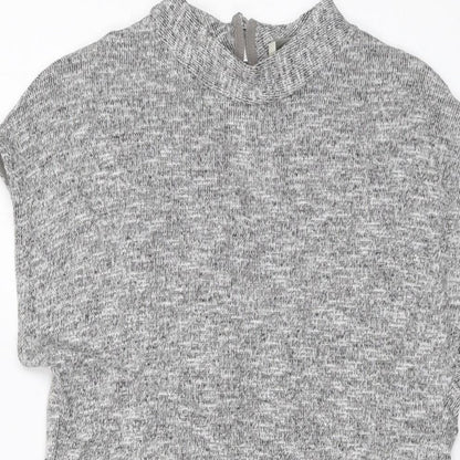 Womens UK Size XS Oasis Grey Basic T-Shirt