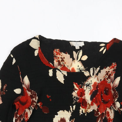Womens UK Size S CC Black Basic Blouse