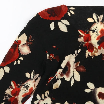 Womens UK Size S CC Black Basic Blouse