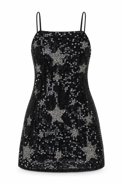 Nasty Gal Womens Black Polyester Mini Size 10 Square Neck Zip