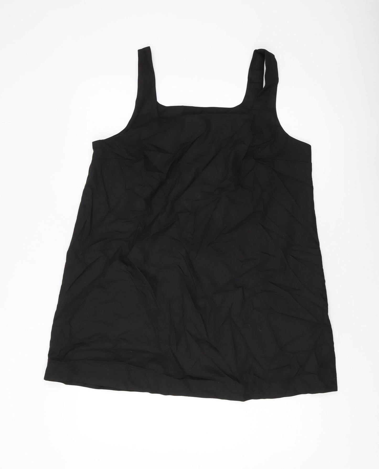Womens UK Size L H&M Black Basic Tank