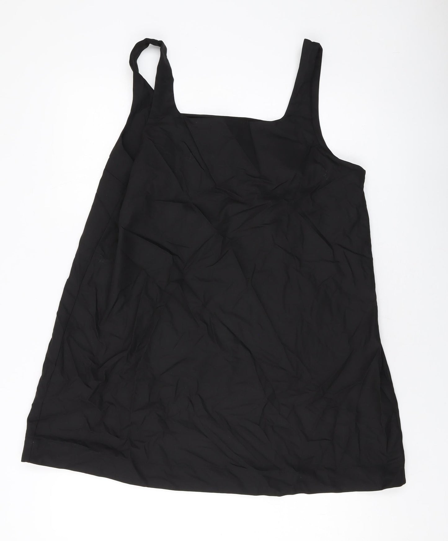 Womens UK Size L H&M Black Basic Tank