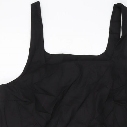 Womens UK Size L H&M Black Basic Tank