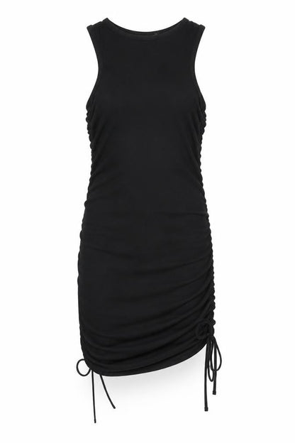 PRETTYLITTLETHING Womens Black Polyester Bodycon Size 12 Round Neck Pullover