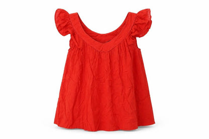 Womens UK Size 12 French Connection Red Basic Tank
