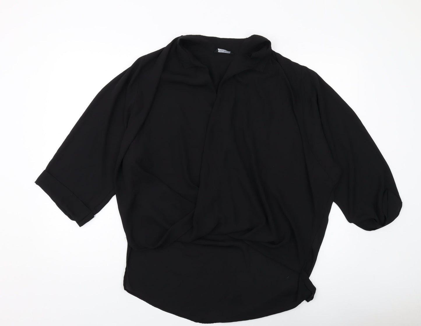 Womens UK Size 16 Select Black Basic Blouse