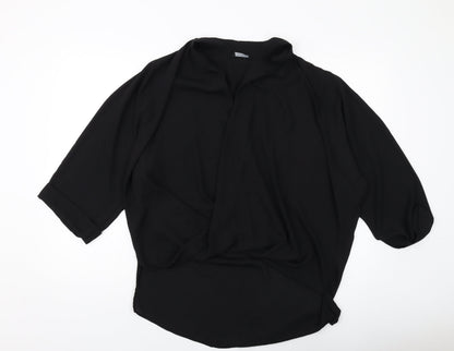 Womens UK Size 16 Select Black Basic Blouse
