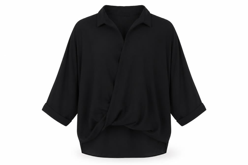 Womens UK Size 16 Select Black Basic Blouse