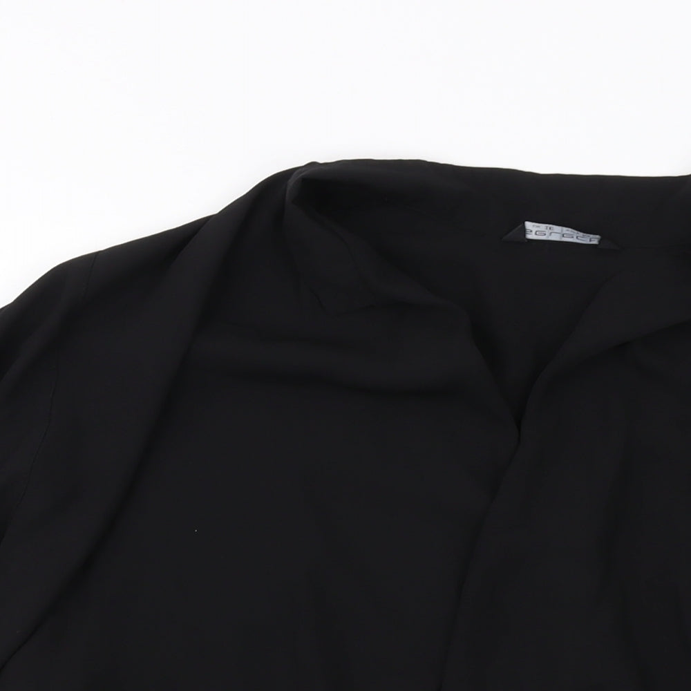 Womens UK Size 16 Select Black Basic Blouse