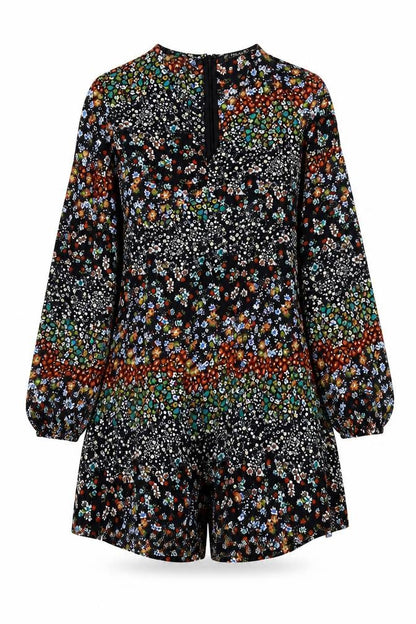 Womens UK Size XS Zara One-Piece Multicoloured Playsuit