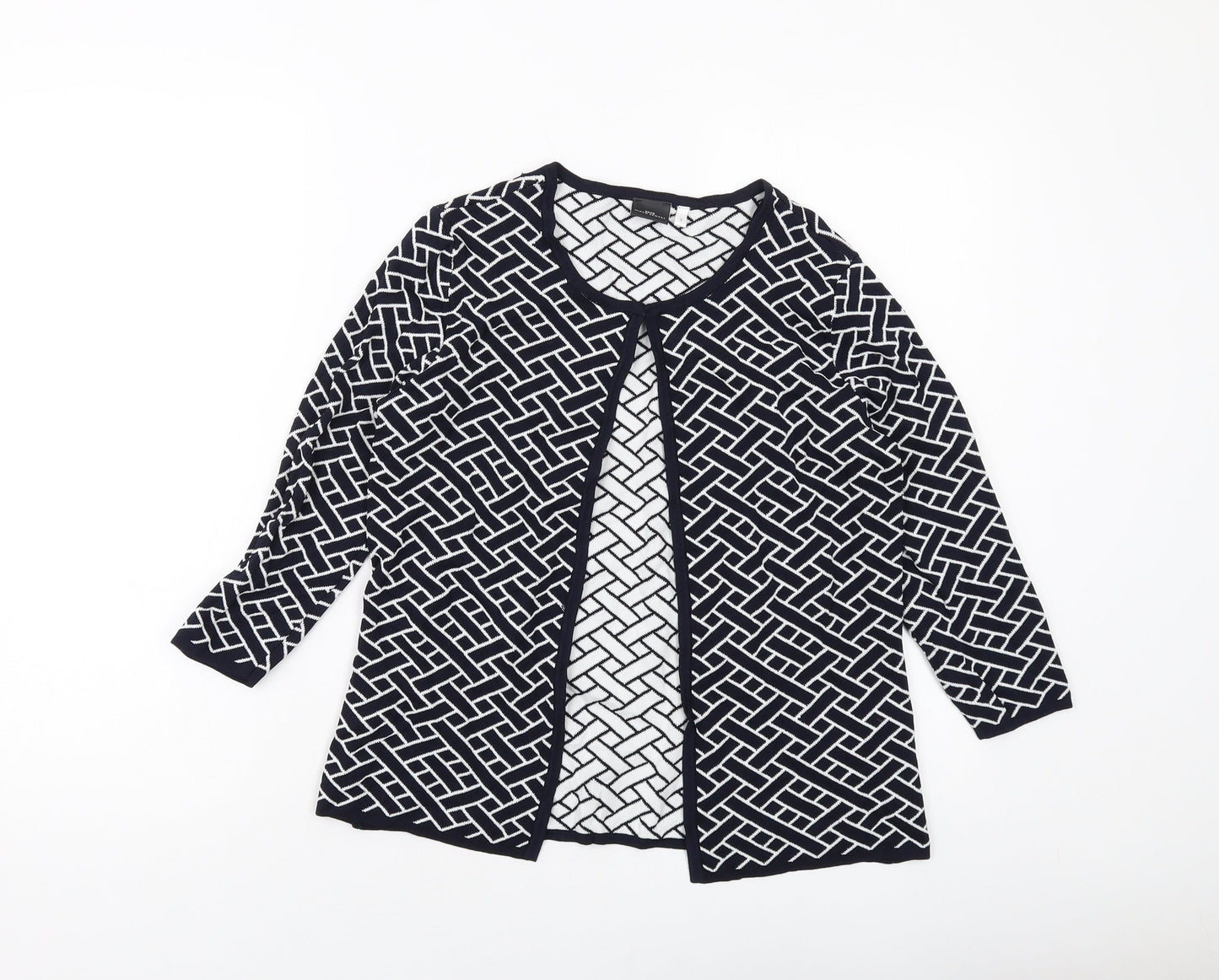 Womens UK Size S Your Sixth Sense Black Cardigan Jumper