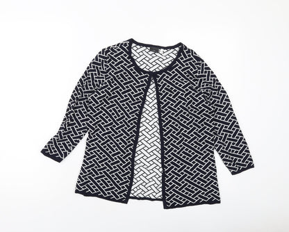 Womens UK Size S Your Sixth Sense Black Cardigan Jumper