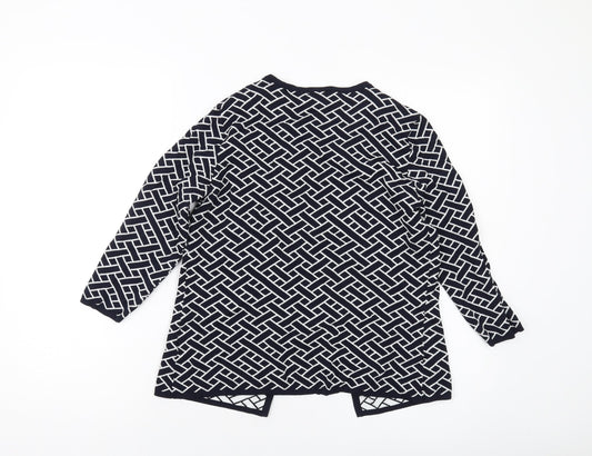 Womens UK Size S Your Sixth Sense Black Cardigan Jumper