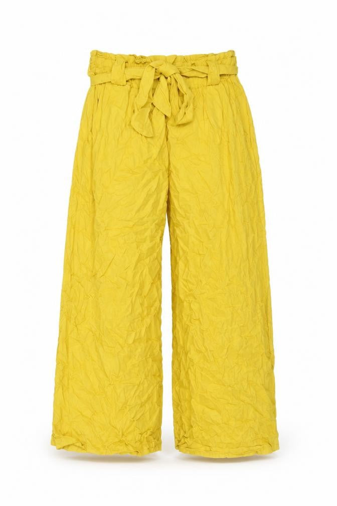 Womens UK Size S Boohoo Regular Fit  Yellow Trousers
